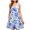 Light Blue, variant on Uaswgudfs Sleeveless Floral Embellished Midi Dress for Women - Summer Casual Sundress with Functional Pockets & Flowy Tank Design