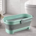thumbnail image 4 of Cesta rectangular para la colada bañera de lavado portátil antideslizante suministros de limpieza para el hogar, 4 of 6