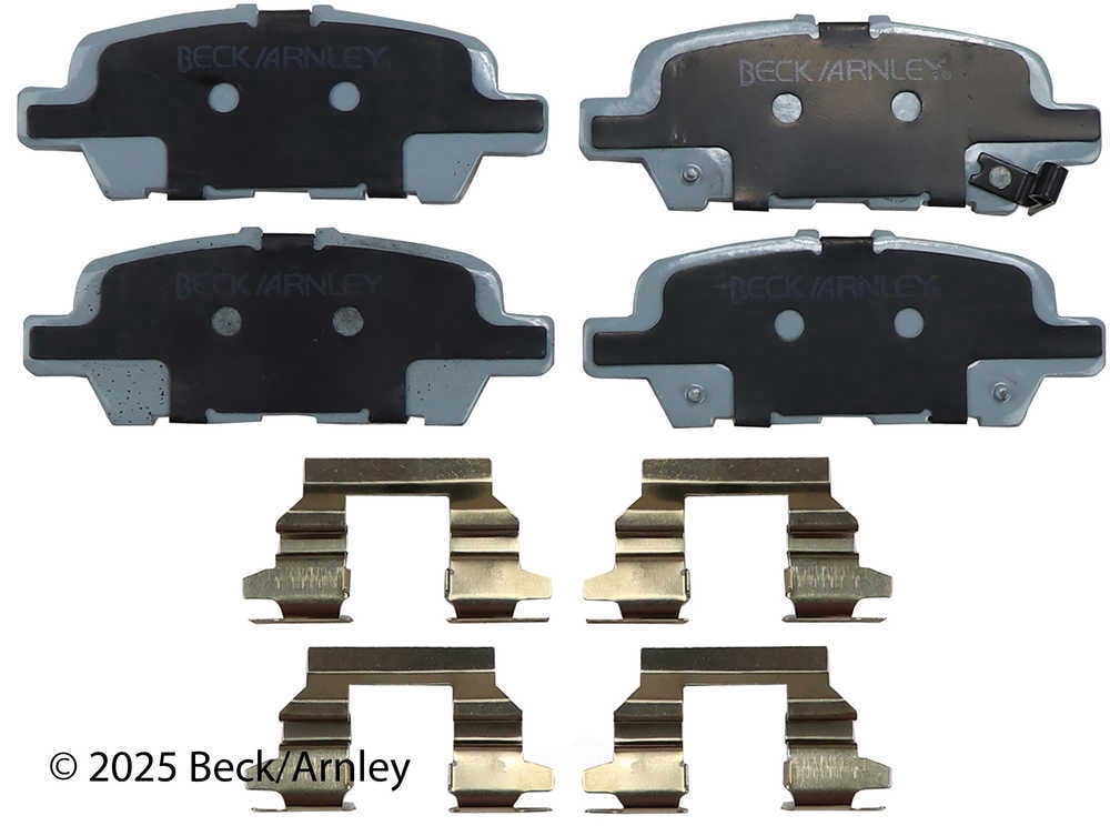 BeckArnley 085-6933 Premium Asm Pads W / Hardware