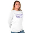 thumbnail image 4 of Mermaids Have All The Fun Cute Beach Women's Long Sleeve T Shirt Brisco Brands X, 4 of 6