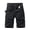 Black, variant on Mens Casual Twill Cargo Work Shorts Cotton Classic Cargo Stretch Short with 6 Pockets(No Belt)