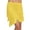 Yellow, variant on Mini Skirts for Women Fringe Skirt Bohemian Style Asymmetrical Hem with Flowy Tassel Details for Party Black L