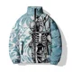 thumbnail image 5 of Abrigo de invierno para hombre, con algodón añadido para mantener el calor, estampado de calaveras personalizado, novedad en parkas, abrigos para hombre modernos y versátiles, chaquetas de invierno, 5 of 5