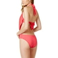 thumbnail image 4 of Bar III STRAWBERRY PINK Draped Monokini One-Piece Swimsuit, US X-Small, 4 of 4