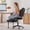 Black, variant on Pinmoco Cross Legged Office Chair, White Boucle Ergonomic Criss Cross Swivel Desk Chair, Heavy Duty Wide Seat for Meditation & ADHD, Armless