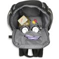 thumbnail image 3 of Baby Boom Adjustable Shoulder Strap Inside Pockets Backpack Diaper Bags, Black, 3 of 4