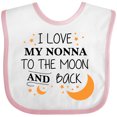 thumbnail image 3 of Inktastic I Love My Nonna to the Moon and Back Boys or Girls Baby Bib, 3 of 4