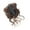 Light Brown, variant on Luxurious Curly Hair Bun Clip In Attachment Claw Grip For Weddings Work Event Easy Hairstyle Upgrade