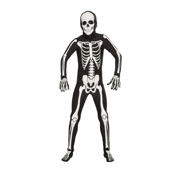 Disparition de l'Homme Squelette Os Costume Combinaison Enfant Moyen