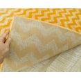 thumbnail image 2 of Luxe Weavers Chevron Mango Orange 8x10 Area Rug, Stain Resistant Moroccan Geometric Carpet, 2 of 7