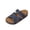 Navy, variant on Slip On Sandals for Woman, Fisherman Sandals for Woman, Women's Bohemia Wedge Flat Sandals Round Open Toe Platform Slides Shoes Summer Beach Comfortable Boho Flats Sandal, Brown 5.5