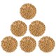 thumbnail image 1 of unbranded 6Ud Adornos Redondos De Rattan Para Aretes Estilo Bohemio De Material Duradero, 1 of 6