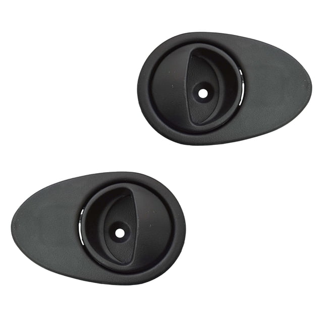 Par de MANIJAS PUERTA INTERIOR HUSHAN MATIZ 2004 al 2005 Delanteras/Traseras Negro