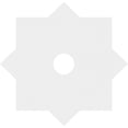 thumbnail image 4 of 24"OD x 4"ID x 13 1/4"C x 1"P Axel Architectural Grade PVC Contemporary Ceiling Medallion, 4 of 11