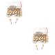 thumbnail image 2 of Advancent Colgadores para cuadros, ganchos colgantes de madera de cabezas para uñas, juego de clavos para joyería, herramientas de decoración 25 Piezas Tipo 6 2Conjunto, 2 of 6