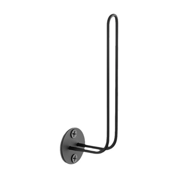 Wall Mounted Hat Rack | Metal Baseball Cap Holder with 5 Hooks | Space-Saving Wall Organizer for Entryway, Bedroom, Closet (14.5x3.5cm)