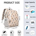 thumbnail image 6 of French Bulldog Dog Backpack for School,Cute School Bag,Schoolbag with Adjustable Shoulder Straps & Padded Back,15"x11.42"x5.5", 6 of 6