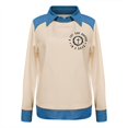 thumbnail image 4 of Endives Womens Sweatshirt Crown Shirt Long Sleeve Blouse Casual Lapel Denim Stitching Pullover Sweatshirt, 4 of 4