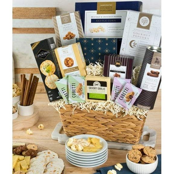 From You Flowers - Sweet and Salty Chocolate Treats Basket for Birthday, Anniversary, Get Well, Congratulations, Thank You, All Occasions