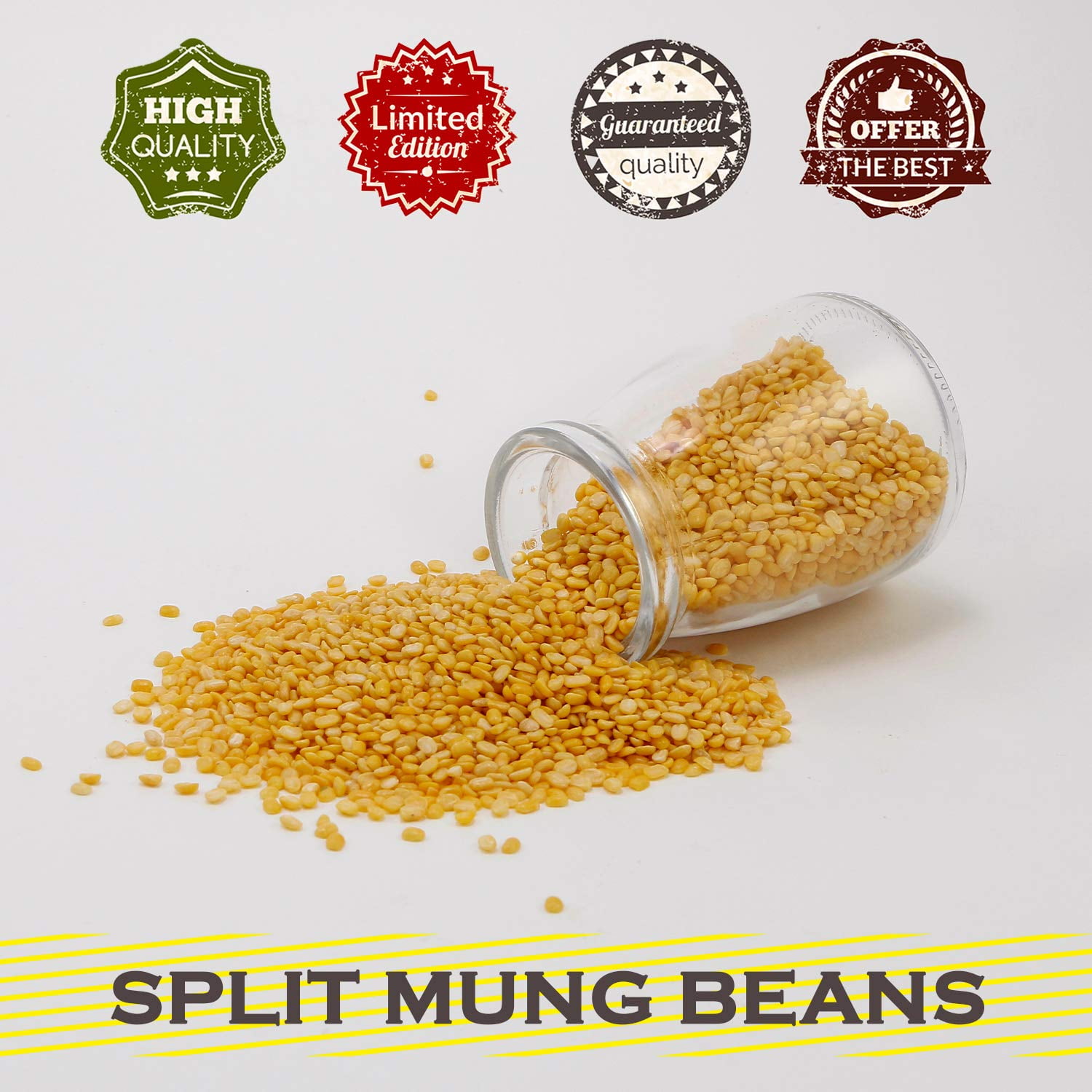 Thai King Peels Split Mung Bean, 14oz, 53% OFF