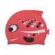 thumbnail image 1 of Gorro de natación de silicona con puntos de lunares rojos, 1 pieza, 1 of 5