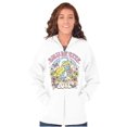 thumbnail image 3 of Smurfette Cartoon Love Spring Season Zip Hoodie Sweatshirt Women Brisco Brands S, 3 of 5