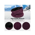 thumbnail image 3 of Deago Winter Beanie Hat Scarf Touchscreen Gloves Set for Men and Women, Beanie Gloves Neck Warmer Set with Warm Knit Fleece Lined (Rose Red), 3 of 7