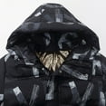 thumbnail image 5 of Zshosam Girls Kids Coats Girls Hooded Puffer Jacket Packable Warmth Padded Winter Coat Size 9T 10T,(Dark Gray 9-10 Years), 5 of 6