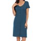thumbnail image 3 of Gibobby Pijamas mujer invierno Ropa de dormir de enfermería con botones de manga corta para mujer, ropa de casa cómoda de maternidad para verano y otoño(Azul claro,M), 3 of 5