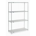thumbnail image 4 of Nexel 21546C Nexel Chrome Wire Shelving, 54"W x 21"D x 63"H, 4 of 5