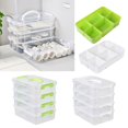thumbnail image 4 of Osdhezcn Plastic Sundries Organizer Space Saving Desktop Cosmetics and Stationery Storage Case Stackable Table Makeup Box, 4 of 13