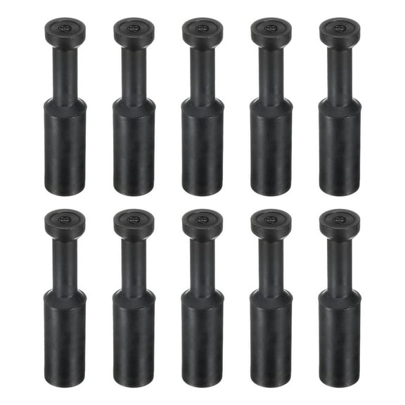25Pack 5/16"(8mm) Tube OD Push-to-Connect Fittings Plug, Cap Style Pneumatic Blanking Plugs, Leak-Proof Air Push Connectors for Compressed Air Systems