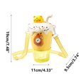 thumbnail image 4 of Milk Tea Bubble Blower Machine with LED Lights and Music, Automatic Bubble Gun with 120ml Solution, Perfect for Birthday Parties, 4 of 9