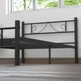 thumbnail image 4 of Twin Size Bed Frame, 11.2" Height Classic Metal Bed Frame with Under Bed Storage/No Box Spring Needed,Black, 4 of 8
