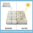 thumbnail image 6 of Cosmic Meditation Cushion Fluffy Floor Pillow with Golden Celestial Design for Yoga & Spiritual Practice, 6 of 7