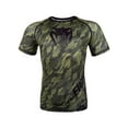 thumbnail image 1 of Venum Men's Tecmo Short Sleeve Rash Guard MMA BJJ Khaki, 1 of 2