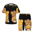thumbnail image 1 of Fotbe Pumpkin Pie Gnome Pijama Estampada de 2 Piezas para Niños – Ropa de Dormir de Manga Corta Cómoda para Niños y Niñas, Camiseta y Shorts de Algodón-XX-Large, 1 of 6