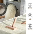 thumbnail image 3 of Sonive 4×6 Feet Fluffy Shaggy Area Rug, Washable Rug Modern Soft Large Neutral Non-Slip for Bedroom Dining Living Room, Beige, 3 of 7
