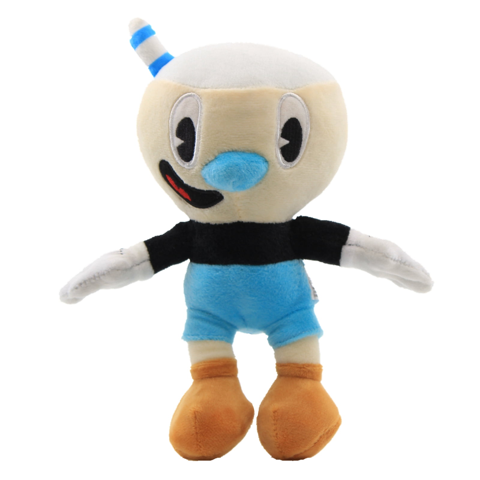 uiuoutoy Cuphead Game Toy Mugman Plush Doll Stuffed Toy 9'' Figure ...