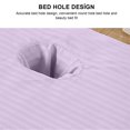 thumbnail image 5 of Beauty Salon Massage Bed Sheet Cotton Massage Table Cover with Face Hole (70 x 100cm)Violet Blue, 5 of 5