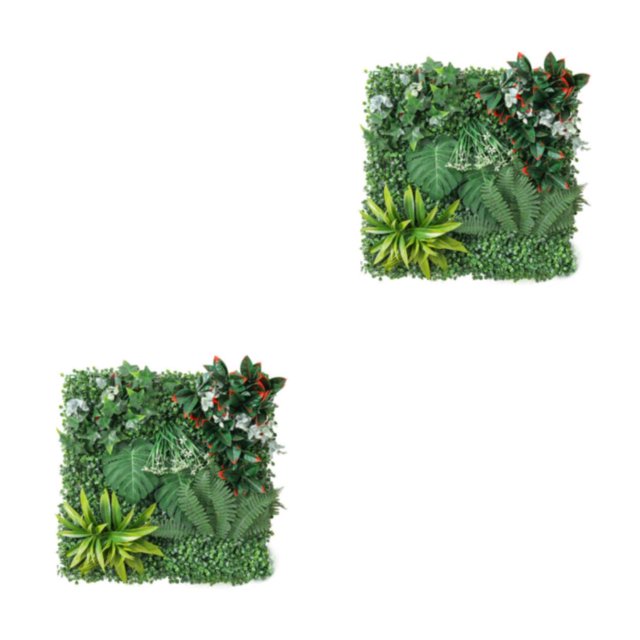 Yuarrent Colgante para colgar en la pared de plantas artificiales, accesorios para el hogar de graduación de larga duración, calcomanía para Tipo 1 2piezas