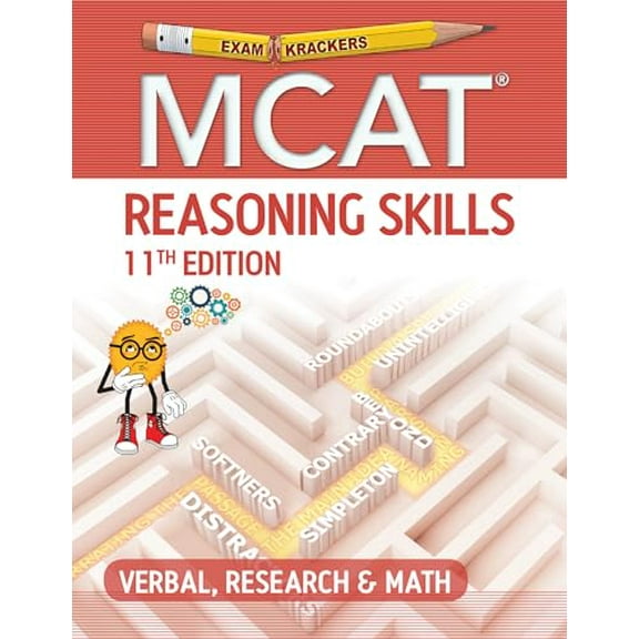Pre-Owned Examkrackers MCAT 11th Edition Reasoning Skills: Verbal, Research & Math (Paperback) 1951127056 9781951127053