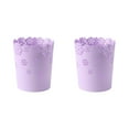 thumbnail image 2 of Wweixi Durable Trash Bin With Anti Slide Bottom Reliable And Convenient Prevents purple medium-sized 2Set, 2 of 6