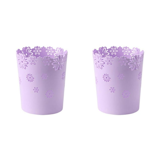 Baohd PP Environmentally Friendly Storage Bucket And Durable All Storage purple small size 2Set