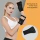 thumbnail image 2 of Toystoory Guantes de entrenamiento de tela para gimnasio, protectores de manos, muñecas y palmas, 1 par de guantes deportivos de medio dedo. Gimnasios en casa l, 2 of 6