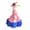 B, variant on LHNFT Spring Goose Outfit Lawn Porch Goose Clothes with Hat,Porch Goose Outfits Yard Goose Outfits,Plastic Goose Costume for 23" Cement Goose Easter Party Outdoor Patio Yard Lawn Art Decoration