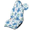 thumbnail image 4 of KUIFORTI Water-Resistant Sea Turtle Print Car Seat Cover Towel, Washable Sweat Car Seat Protector for Gym Workout Beach Hiking Universal Fit for Cars, SUVs, Trucks, 4 of 7