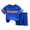 A03-Blue, variant on NIEWTR Boys Clothes Daily Casual Short Sleeve Top Elastic Waist Shorts 2 Pieces Outfit Set(A01-Blue,6-7 Years)