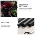 thumbnail image 3 of HLONK Black Poster Board Florist Paper Wrap Kraft Roll Decorative Wrapping Vibrant, 3 of 8