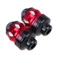 thumbnail image 4 of S SERENABLE 2 Pcs Gobelets de Fourche en Alliage d'Aluminium Résistance aux Chutes pour Moto Rouge, 4 of 9